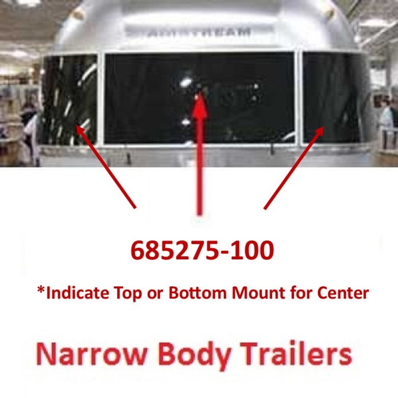 Airstream Narrow Body 3-Piece Solar Rockguard Front Wrap Around Assembly** – 685275-100