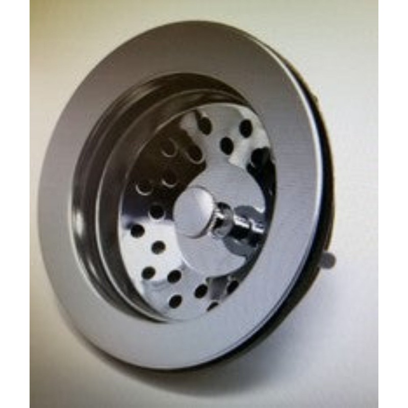 Airstream 4-Inch Plastic Chrome Basket Strainer for Galley Sink – 600968