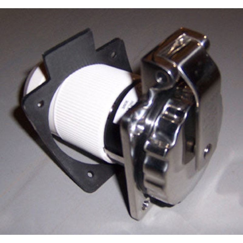 Airstream 50 Amp Power Inlet with Strain Relief – 511149-02