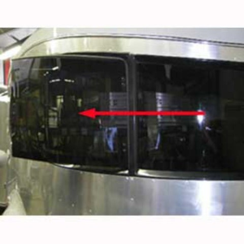 Airstream Basecamp Opening Window Glass, Curbside – 372248