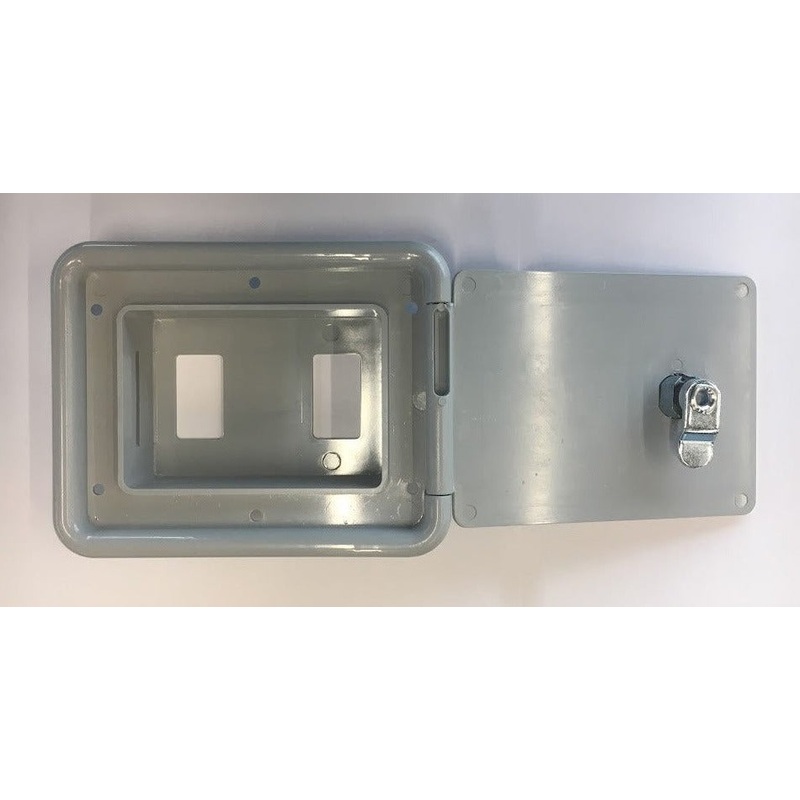 Airstream Plastic Multi-Switch Power Jack Lockable Hatch, Gray* – 513305