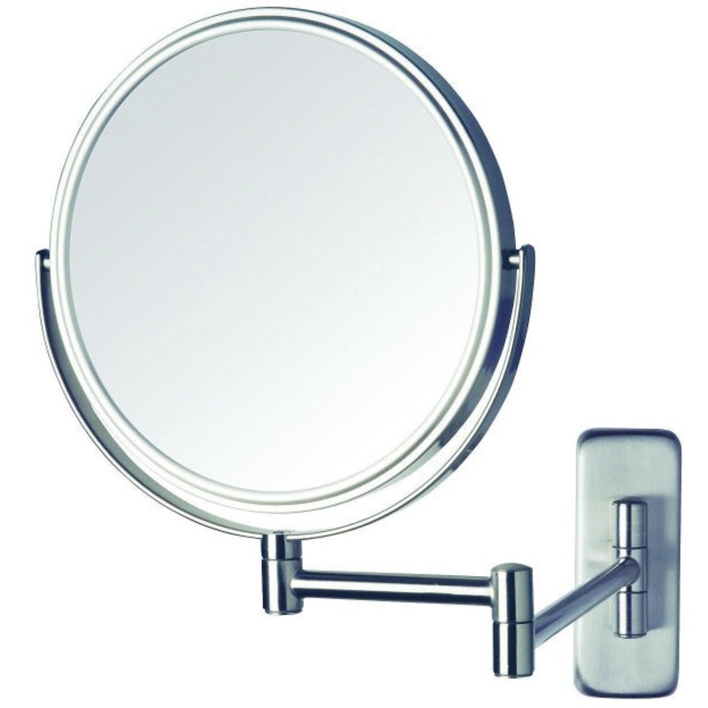 Airstream Wall Mount Swivel Mirror, Brushed Nickel – 371423-04