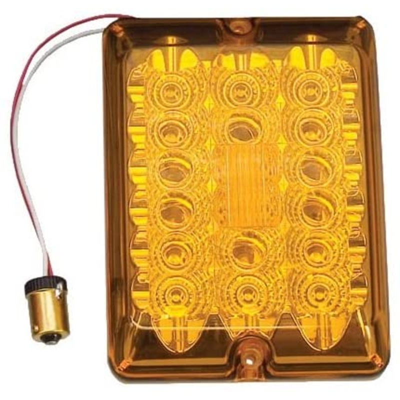 Bargman 42-84-412 Amber RV Trailer Turn Light Lens Upgrade Module