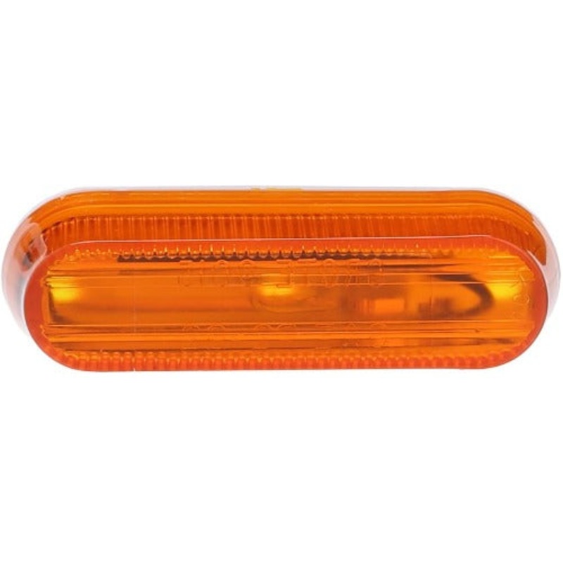 Grote 45253 Thin Line Single Bulb Clearance Marker Light, Amber Yellow