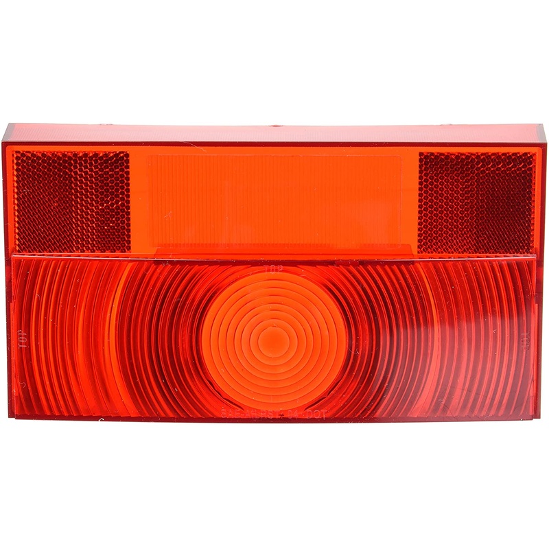 Peterson RV Stop/Turn/Tail Light Replacement Lens, Red