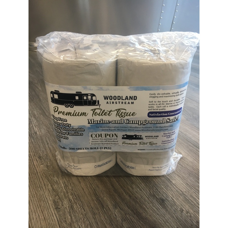Woodland Airstream Premium RV Toilet Tissue, Pack of 4
