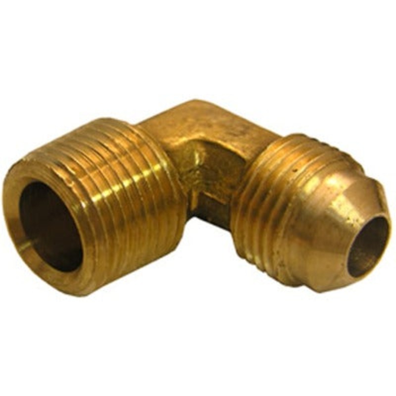 Airstream 1/2 Flare x 1/2 MPT Brass 90 Brass Fitting for Propane – 602313