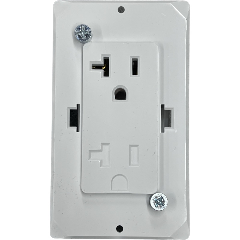 Airstream 20 AMP Single Wall Outlet Receptacle, White – 512481-01