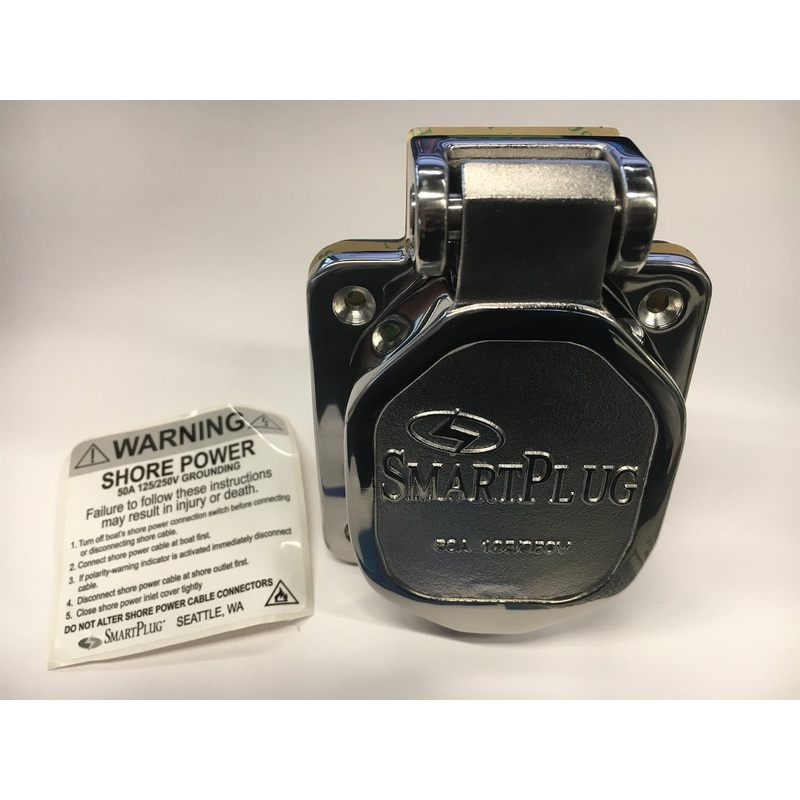 Airstream 50 AMP Stainless Steel SmartPlug Power Inlet – 513581