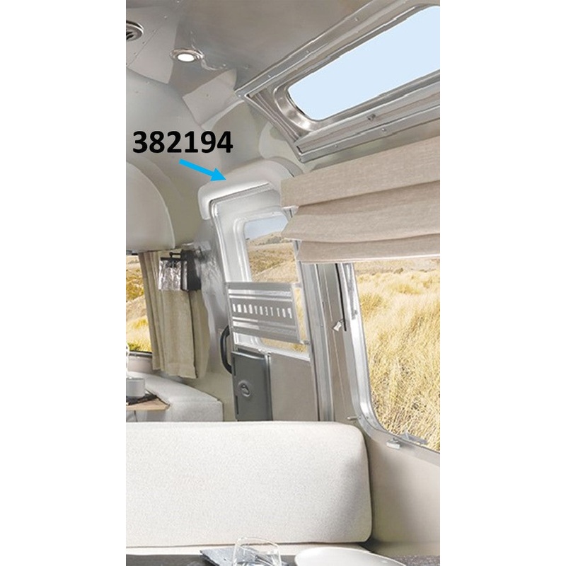 Airstream Main Door / Window Headknocker, White – 382194