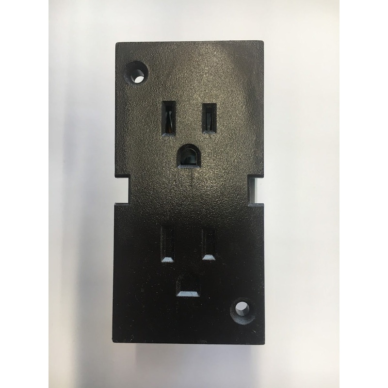 Airstream Self Contained Duplex Receptacle, Brown – 512481-02