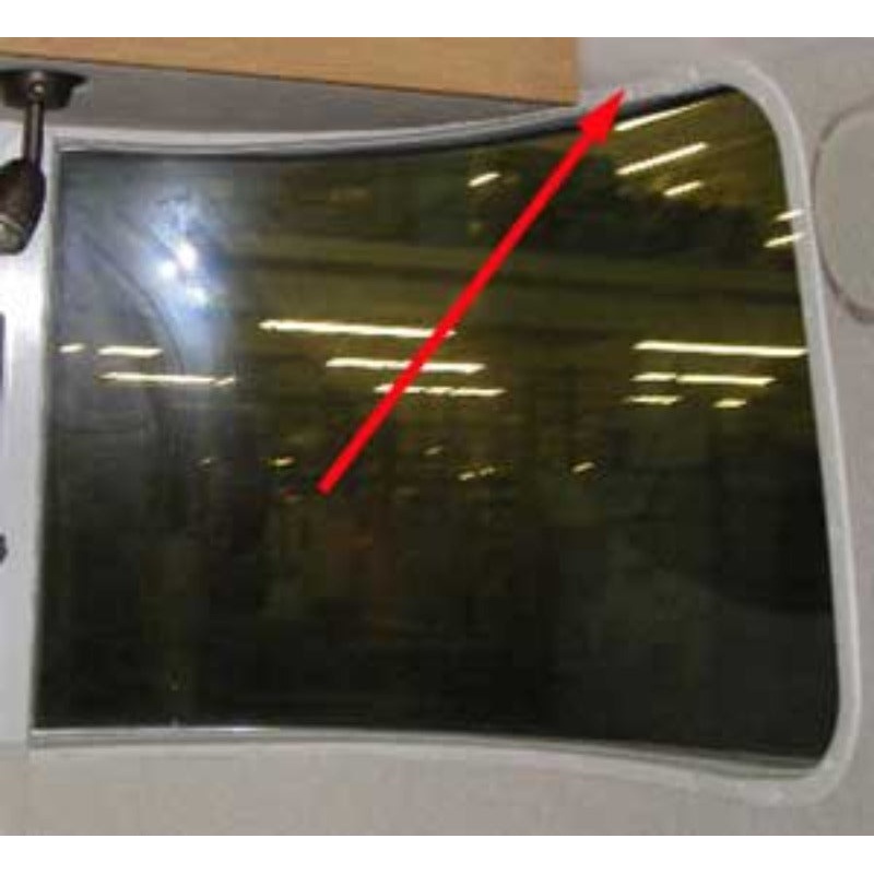 Airstream Window Upper Trim Ring Curbside, White – 201581-04