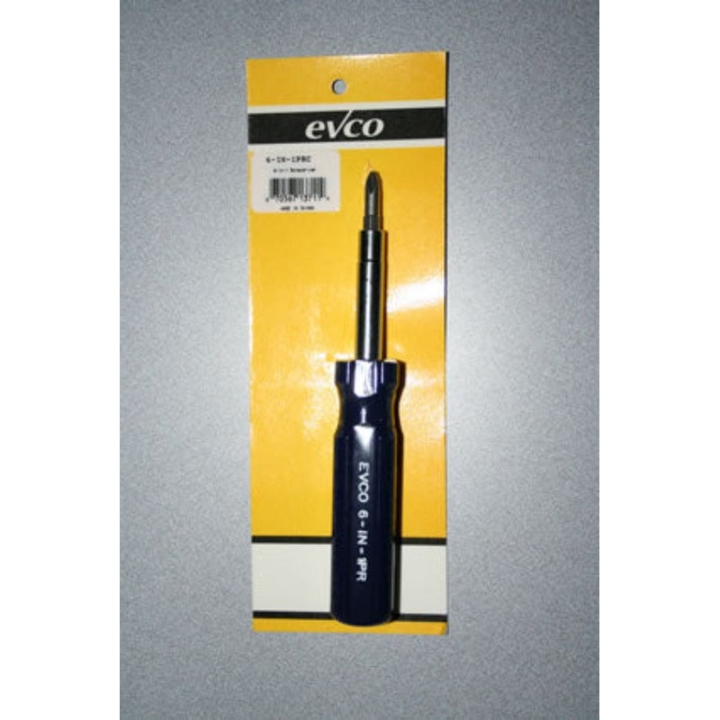 AP Products 6-in-1 Screwdriver, Phillips/Square