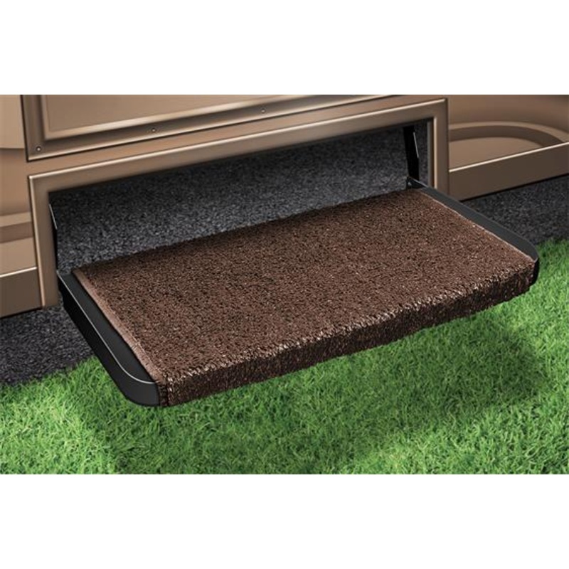 Prest-O-Fit Wraparound Plus RV Step Rug, 20 Wide, Espresso
