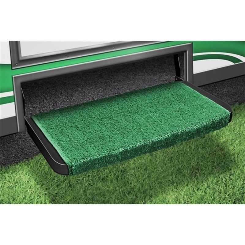 Prest-O-Fit Wraparound Plus RV Step Rug, 20 Wide, Green