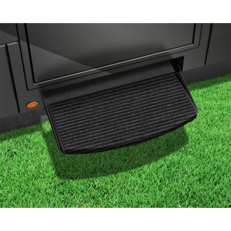Presto-Fit Universal Fit Step Rug 22, Charcoal Black