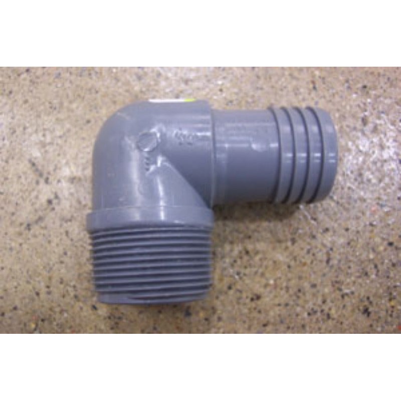 Airstream 1.25 MPT x 1.25 Barbed 90 Degree Elbow – 601237