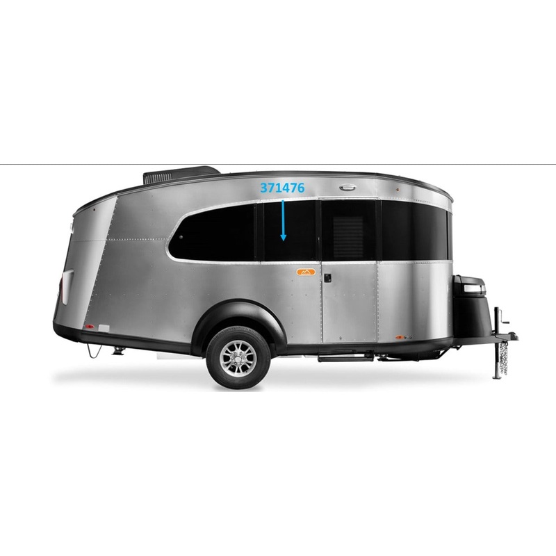 Airstream Front Curbside Window Assembly for Basecamp 20 – 371476
