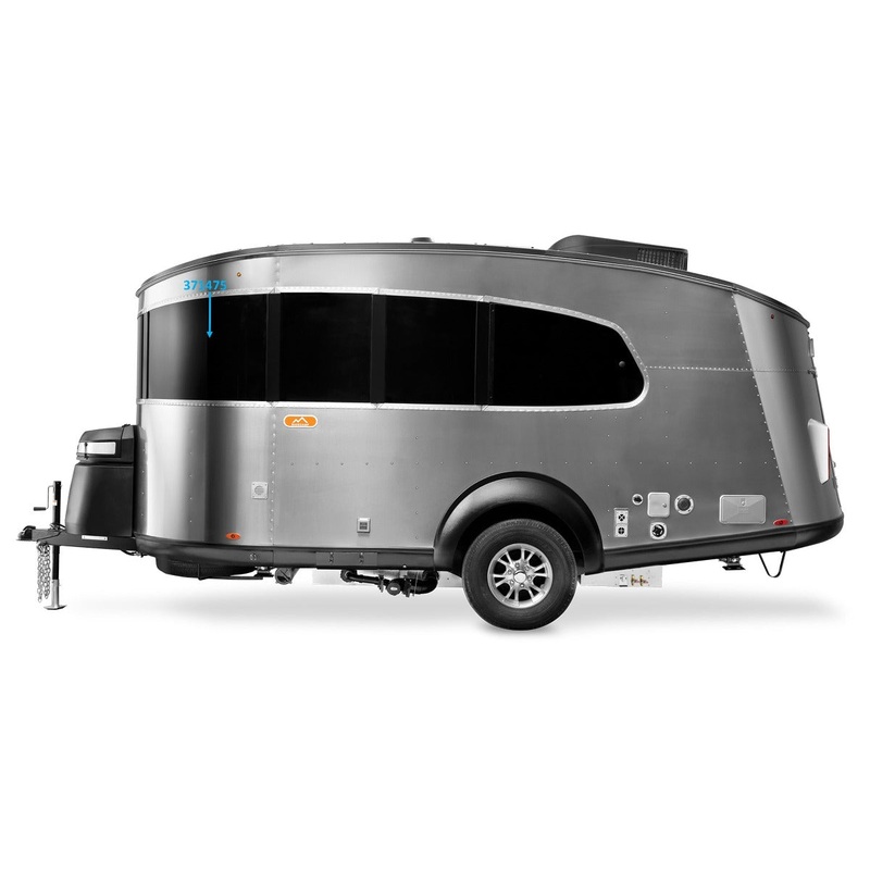Airstream Front Roadside Window Assembly for Basecamp 20 – 371475