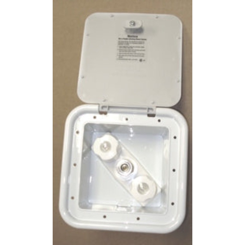 Airstream Interstate NCV Exterior Shower Box, White – 602288-01W