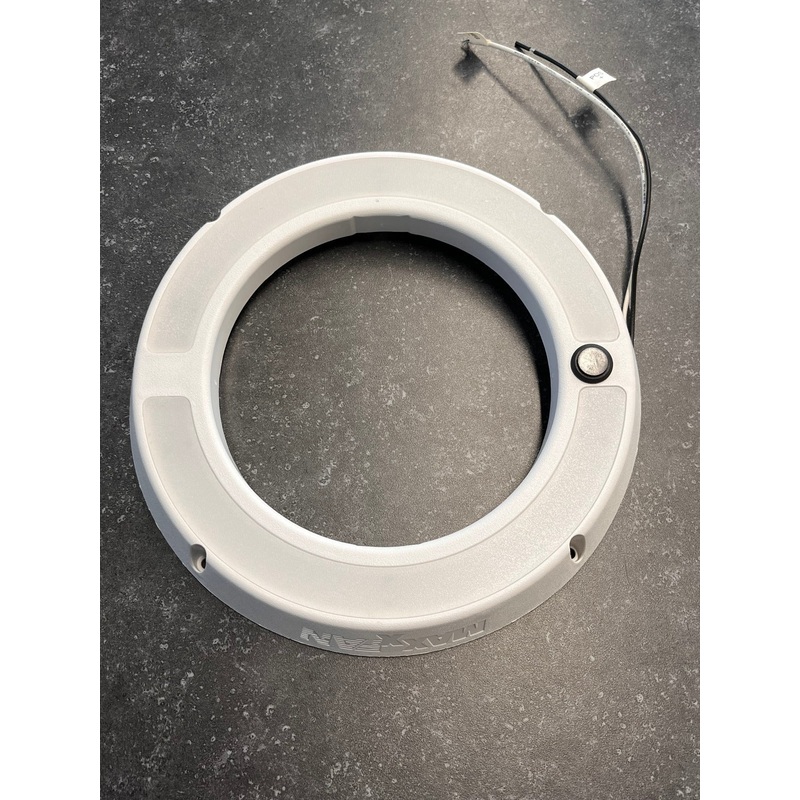 Airstream LED Garnish Ring with Buttons for 514039 Bath Fan -514039-100