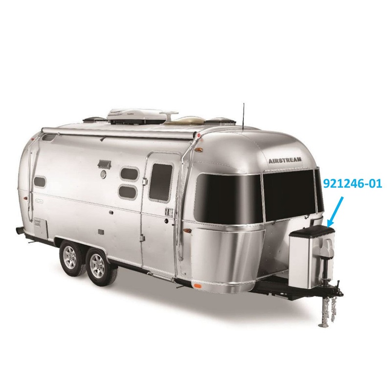 Airstream LP Propane Cover with Black Lid, 30 Pound – 921246-01