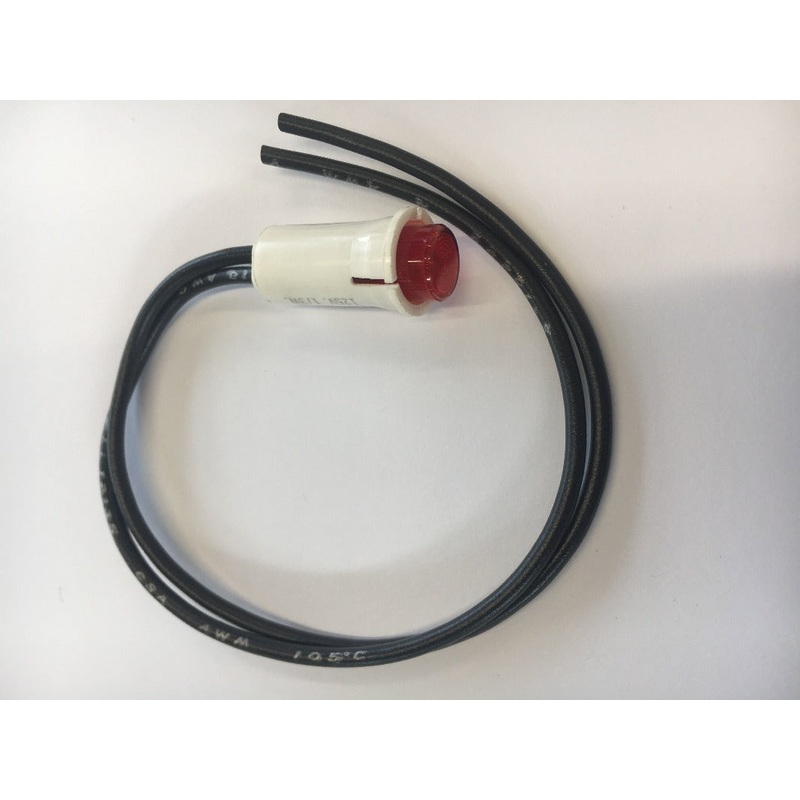 Airstream Neon Control Panel Indicator Lamp with Pigtail, Red – EL600002