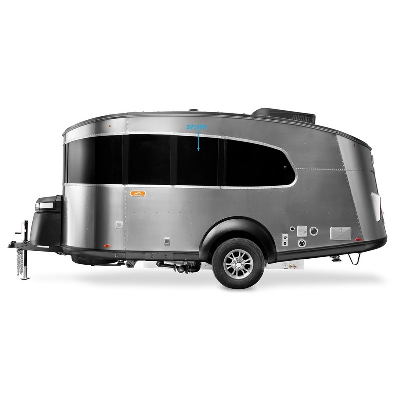 Airstream Roadside Curved Window Assembly for Basecamp 20 – 371479