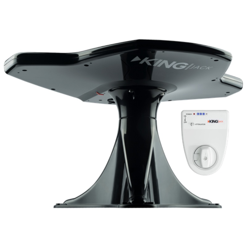 King Jack Directional HDTV Antenna w/Signal Finder, Black