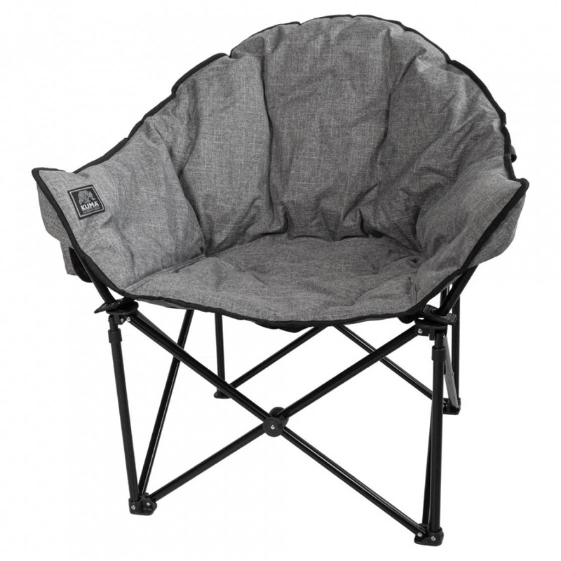 Kuma Lazy Bear Chair with Carry Bag, Heather Grey – *Limited Quantity Available