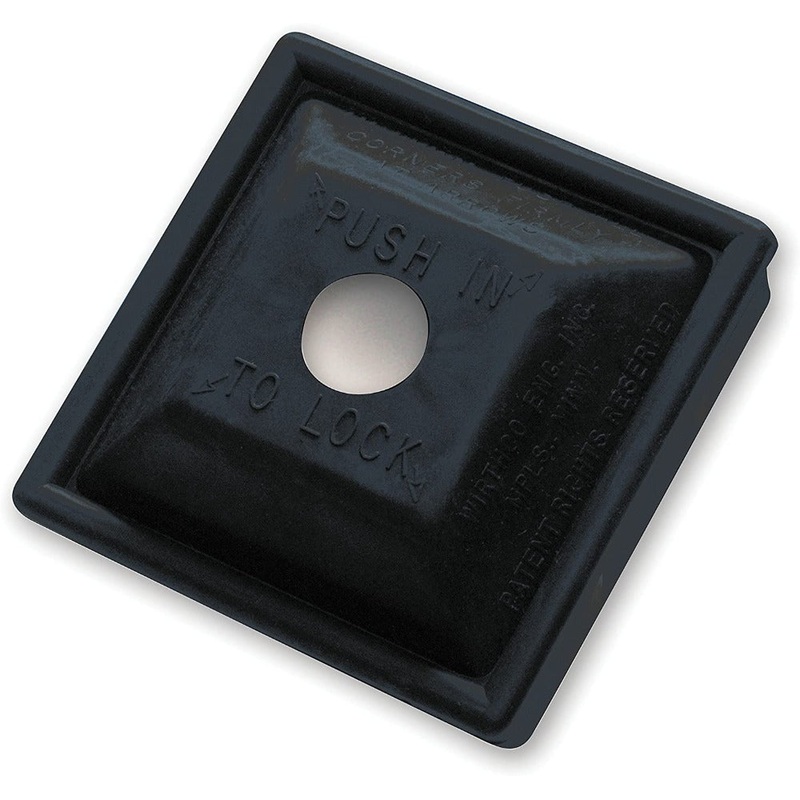 WirthCo Locking Bumper Plug – 4, Black