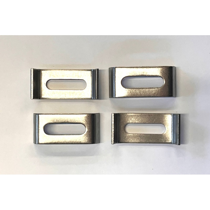 Airstream 23-1/2 x 18-1/4 x 8 Stainless Steel Sink Mounting Clips Set/4 – 602388