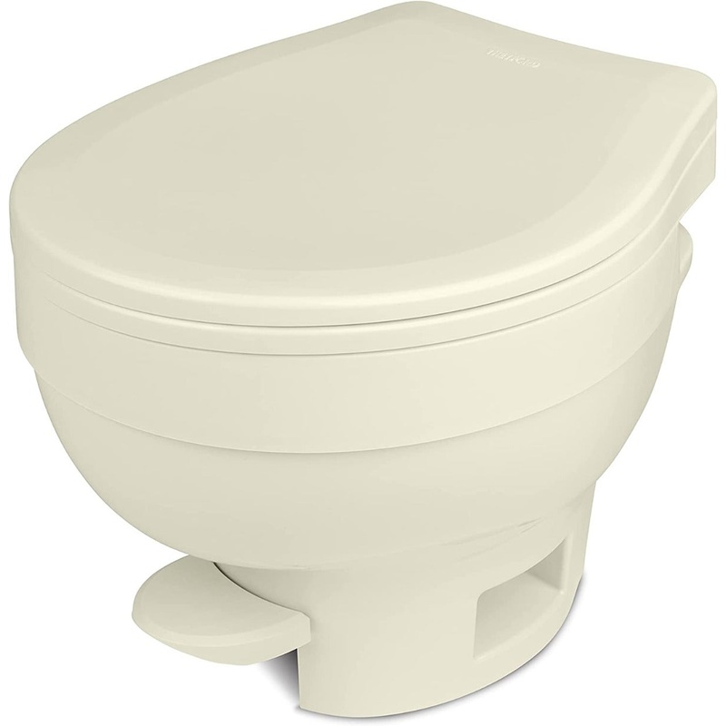 Airstream Aqua Magic VI Low Profile Toilet without Water Saver, Bone – 690495