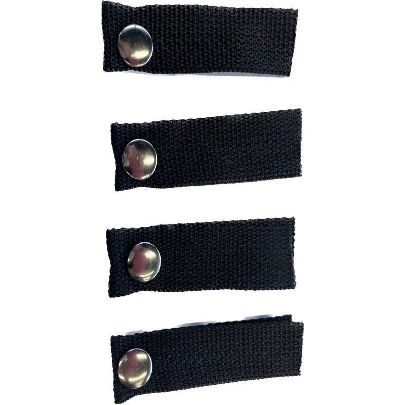 Airstream Black Cushion Straps with Snaps, Set of 4 – 704249-100