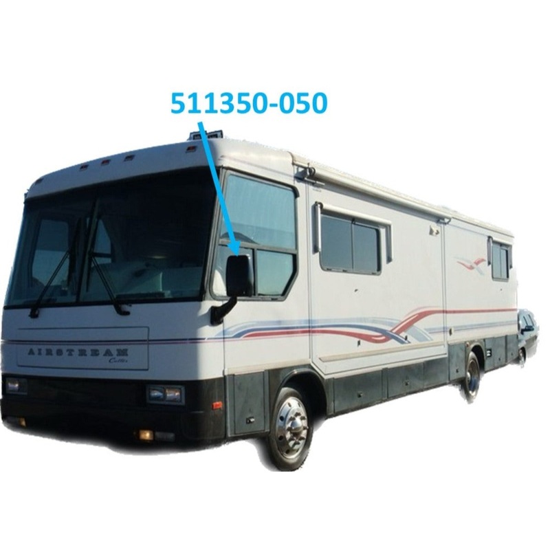 Airstream Cutter Motorhome Heated Mirror with Remote, Roadside – 511305-050