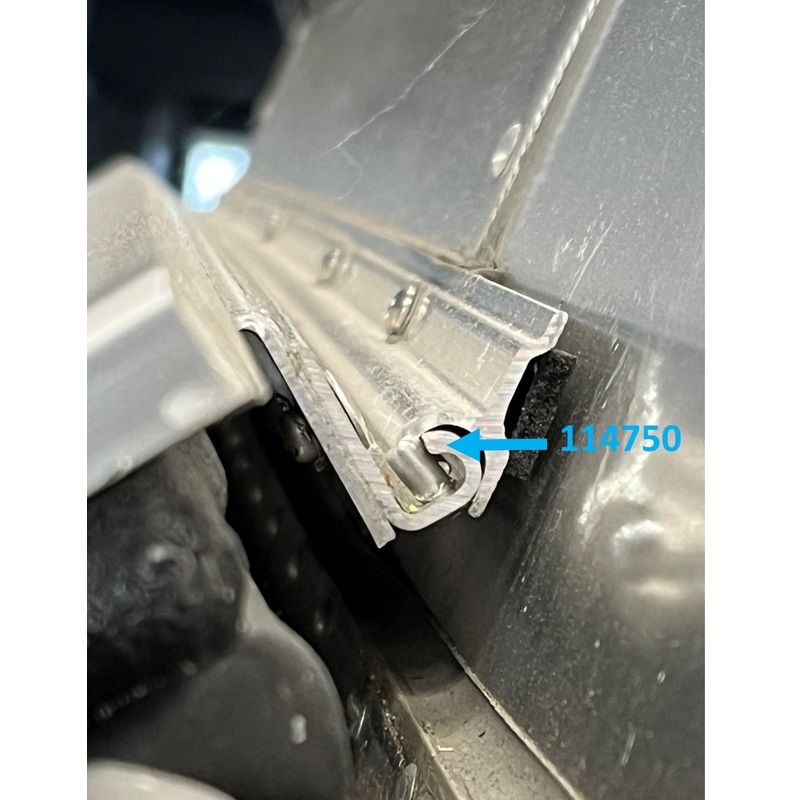 Airstream J Hinge for Center Rockguard – 114750
