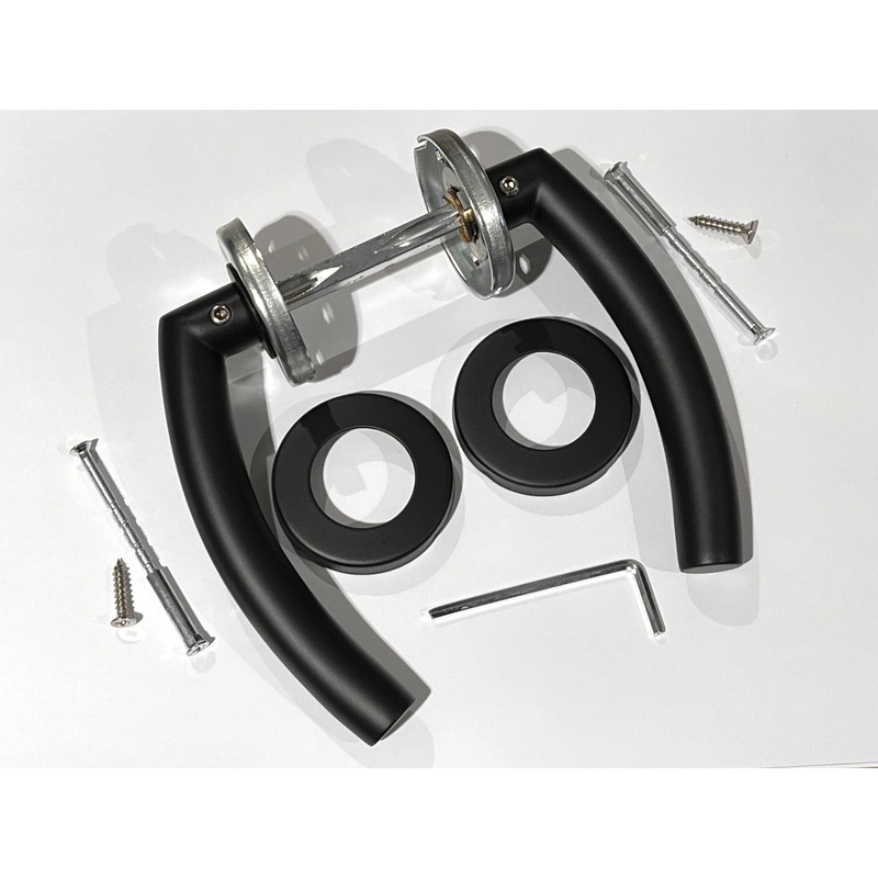 Airstream Low Profile Bath Door Handle, Matte Black – 383010