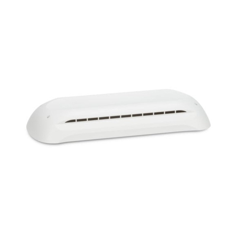 Dometic 23-3/4 x 5-1/2 Refrigerator Roof Vent & Base Kit, Polar White