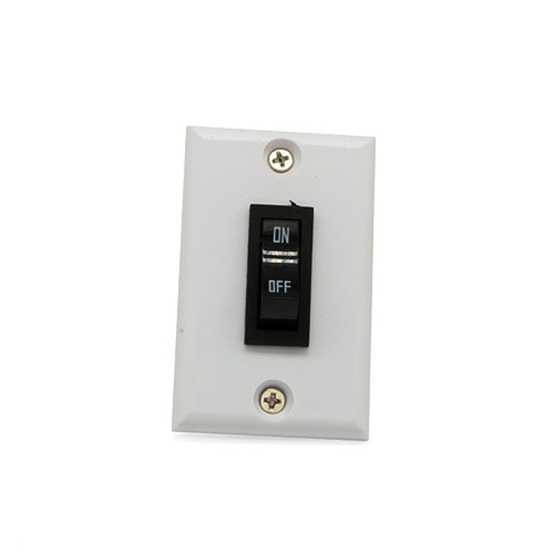 12 Volt Rocker Switch, White