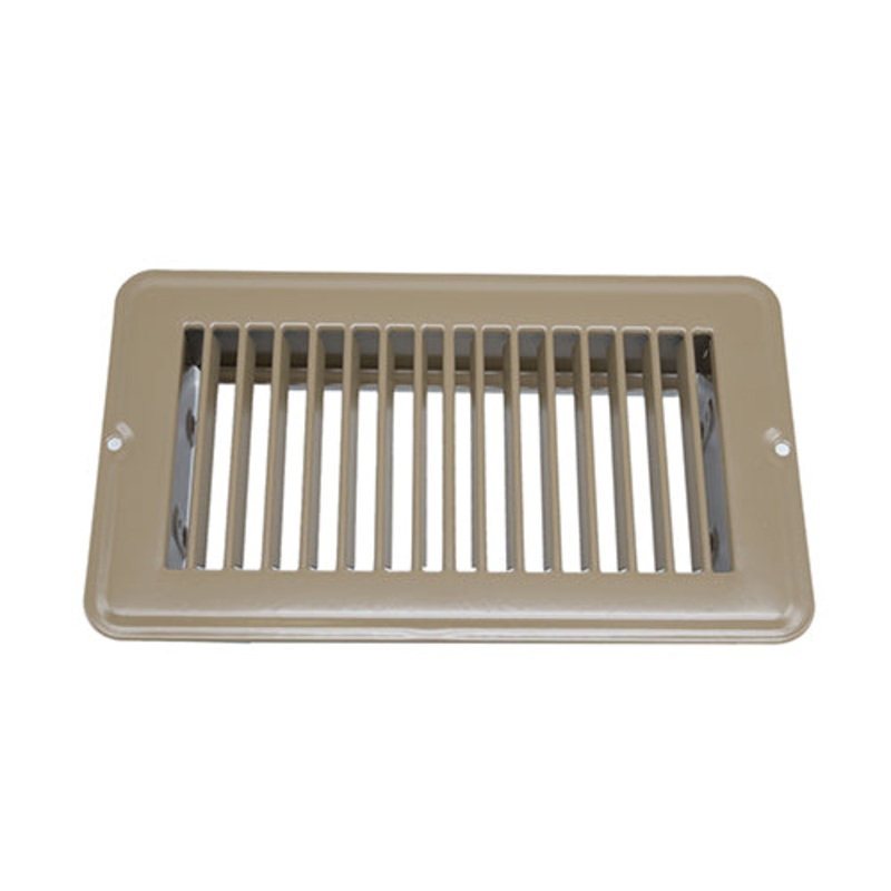 4 x 8 Undampered Floor Register, Brown