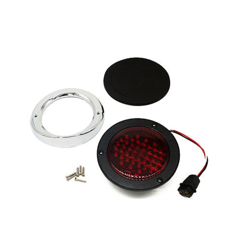 Airstream Round LED Tail Light Assembly, Curbside – 500500-CS