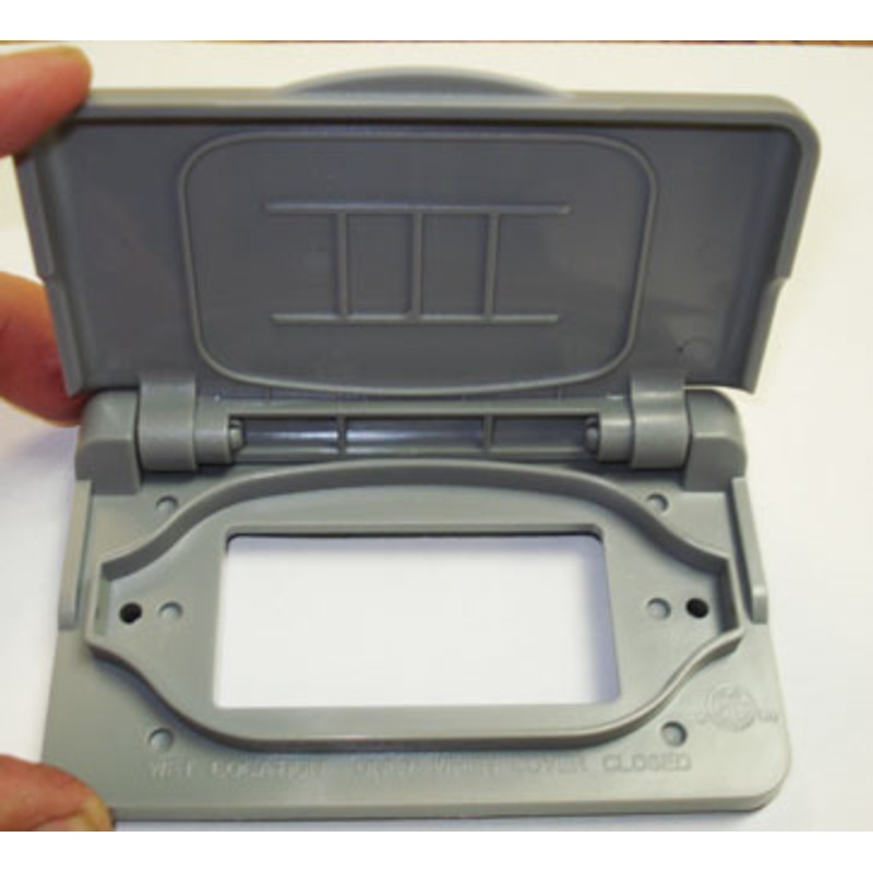 Airstream Weather Protective GFI Outlet Cover, Gray – 512741