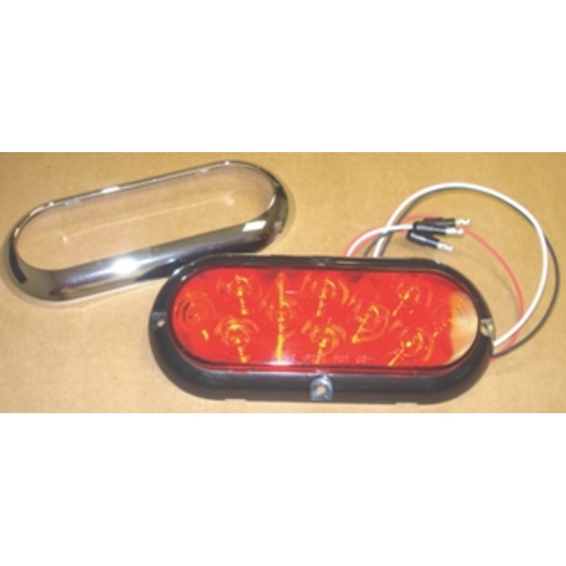 Airstream 6 Oval Red LED Taillight Kit* – 512425