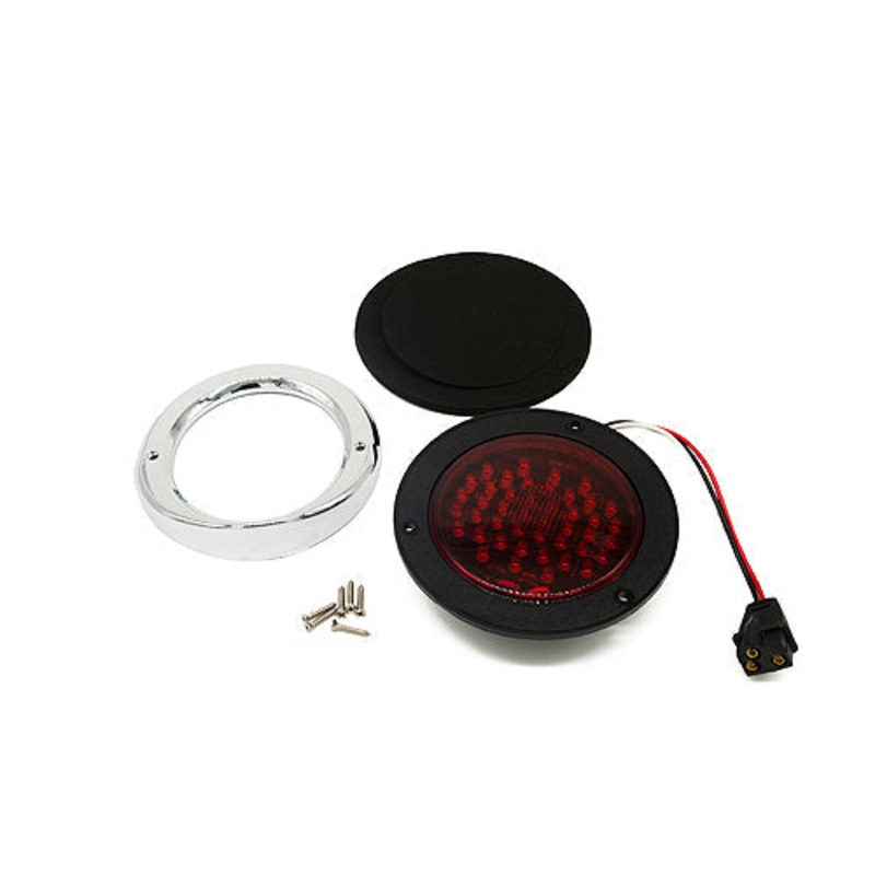 Airstream Round LED Tail Light Assembly, Roadside – 500500-RS