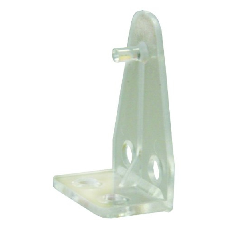 JR Products Post Style Mini Blind Hold Down, Pack of 2