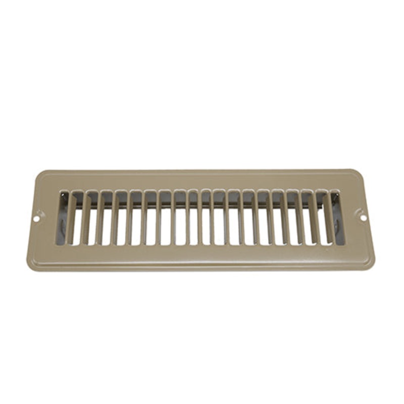 JR Products Undampered Floor Register – 2 x 10, Brown