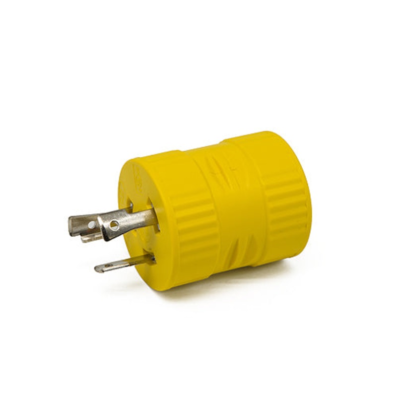 ParkPower Generator Adapter, 30A/125V Connector and 20A/125V Locking Male Plug