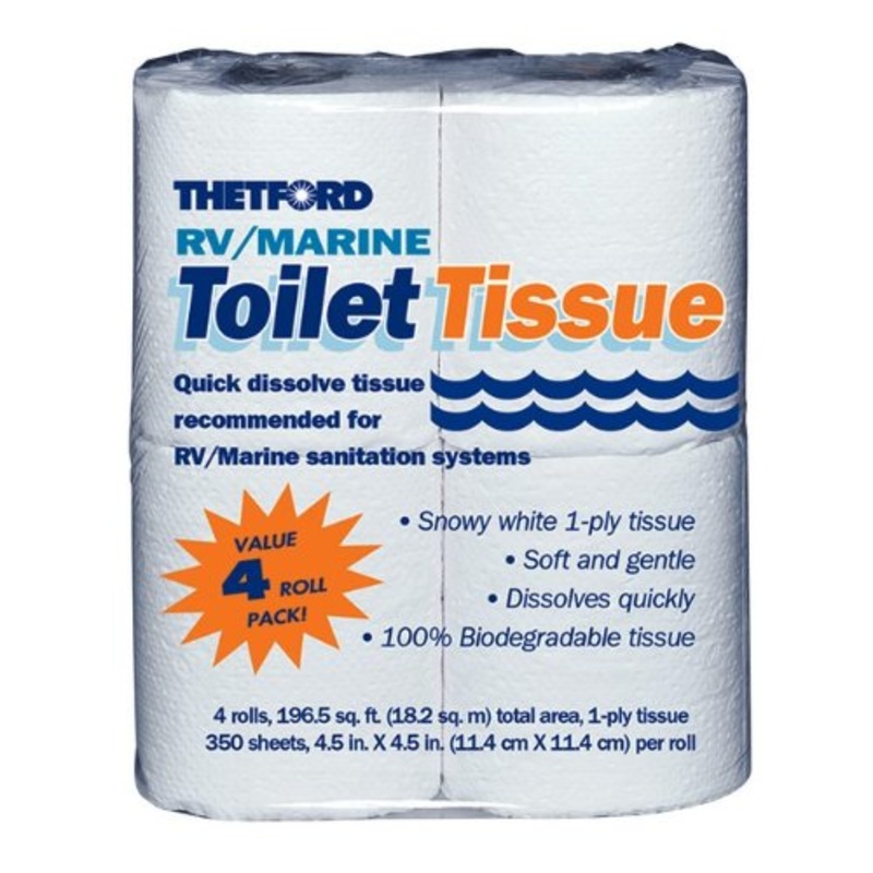 Thetford RV/Marine Toilet Tissue, 1-Ply or 2-Ply