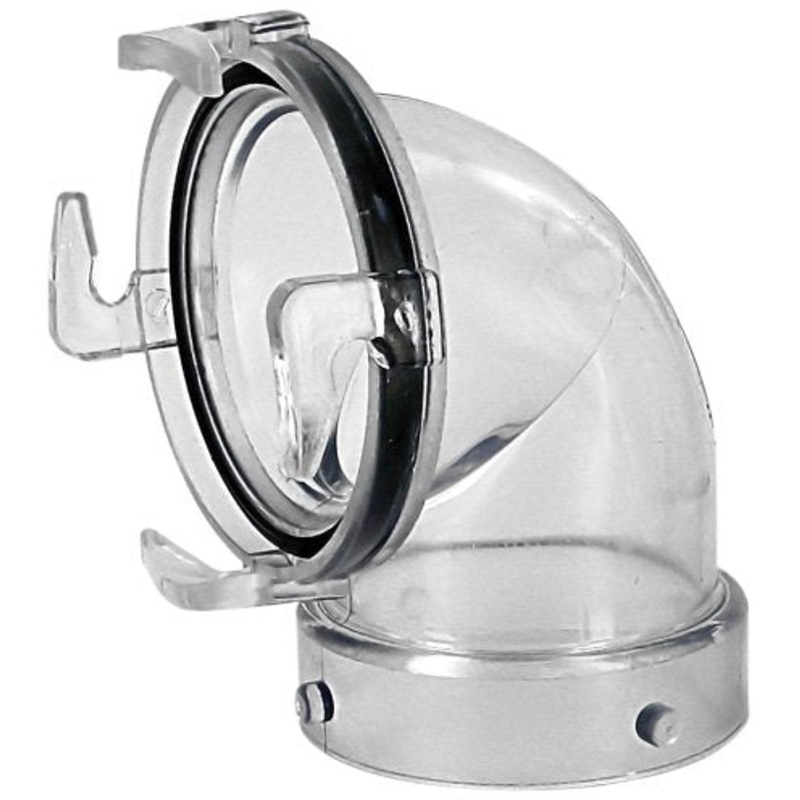 Valterra Clear 90 Degree Clearview Hose Adapter-90