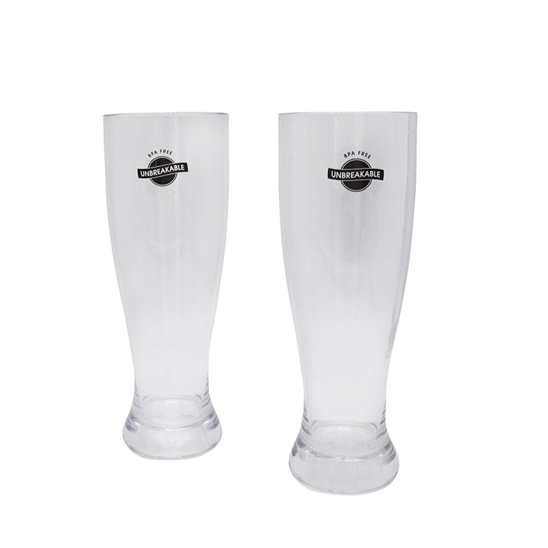 Camco Unbreakable Pilsner Glasses 22 oz, Pack of 2